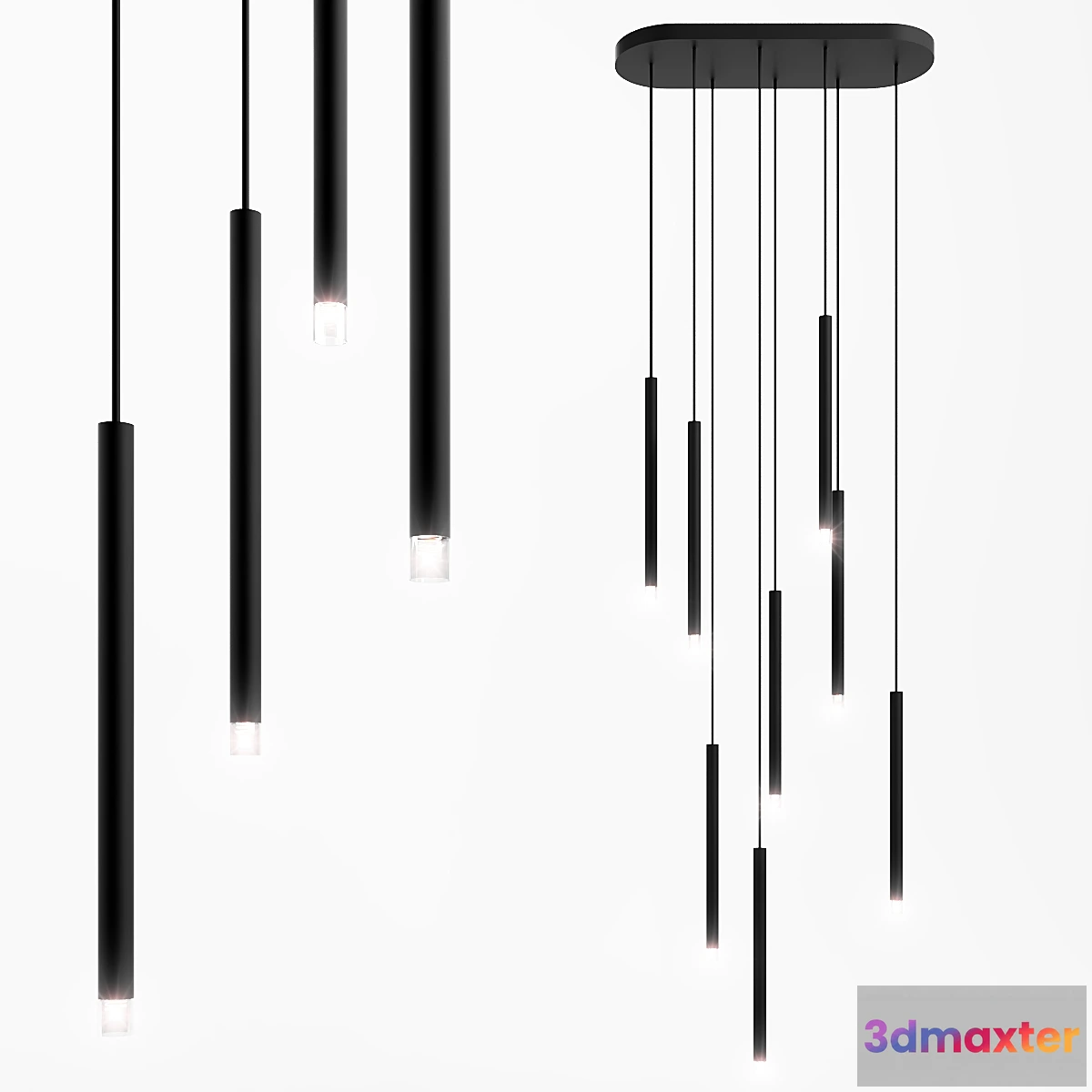 1654356 - lighting - Tradition Array Chandelier 3D Max