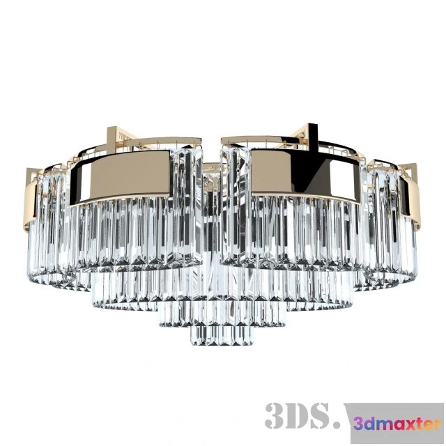 1654402 - lighting - Newport 4356+6PL chrome gold 3D Max