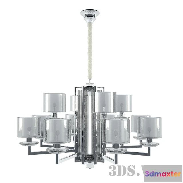 1654518 - lighting - Newport light 4408+4C chrome 3D Max