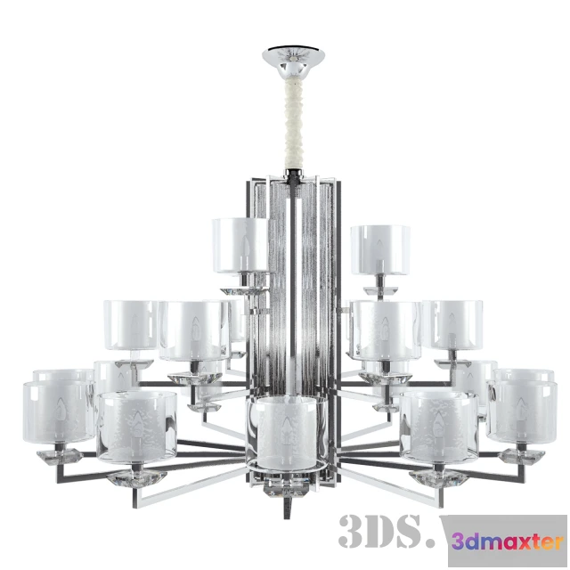 1654526 - lighting - Newport light 4412+6+3C chrome 3D Max