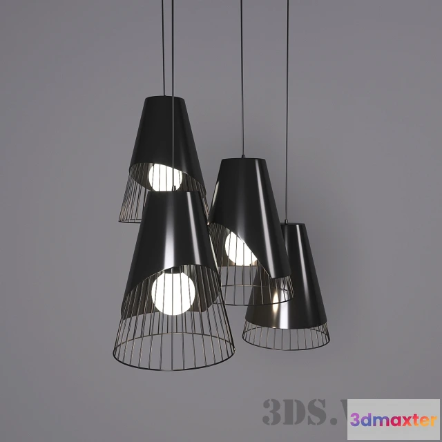 1654616 - lighting - Conic Section Pendant Light 3D Max