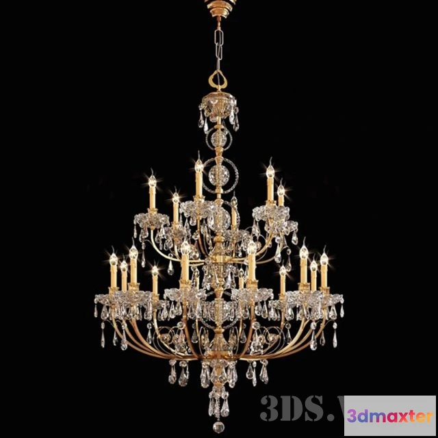 1654690 - lighting - Almerich 2435 classic chandelier 3D Max