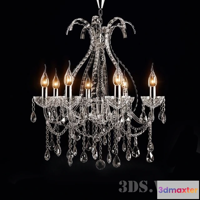 1654712 - lighting - Classic chandelier Laudarte 3D Max