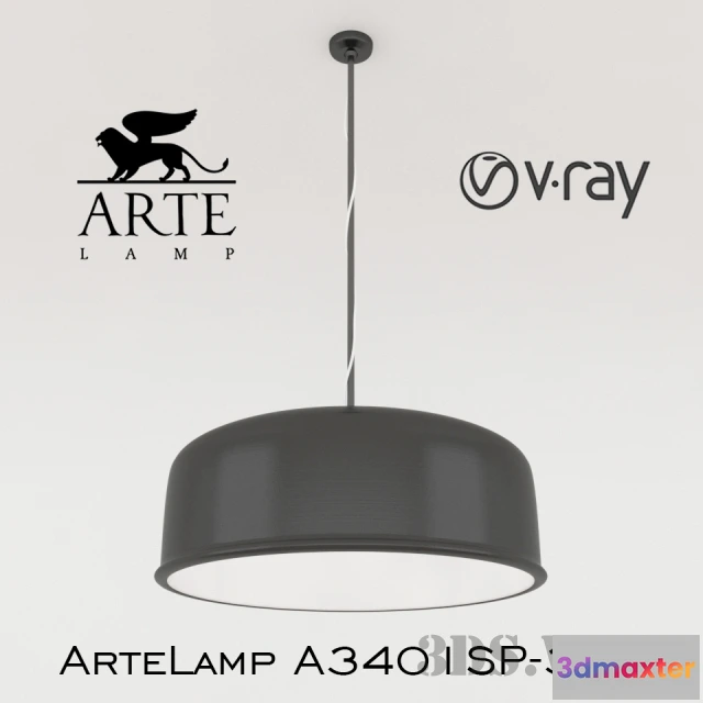 1654724 - lighting - Arte Lamp A3401SP-3BK 3D Max