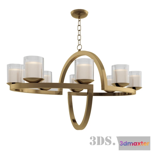 1654758 - lighting - Newport 35008+1S brass 3D Max