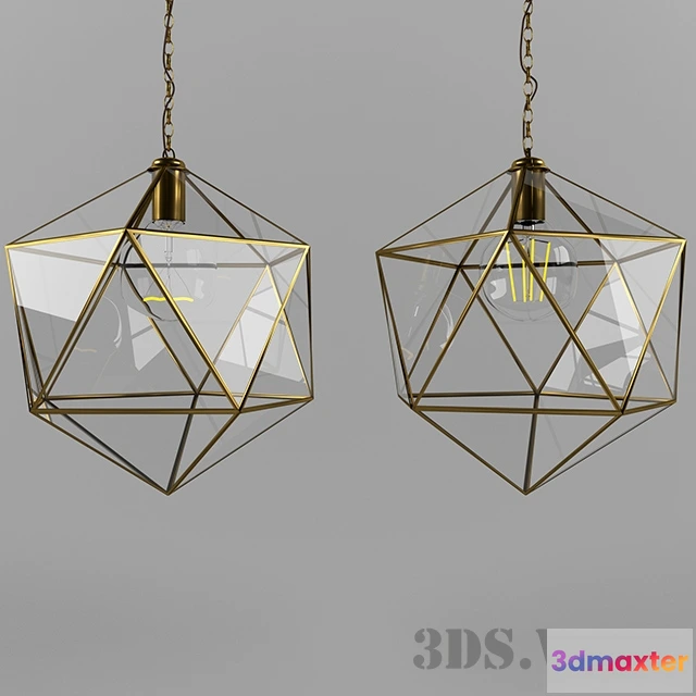 1654804 - lighting - IDEAL LUX DECA SP1 SMALL 3D Max