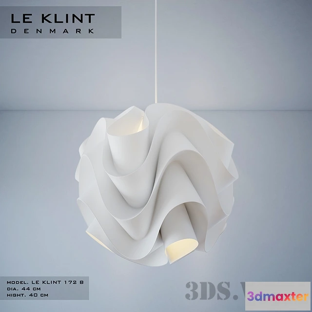 1654820 - lighting - Pendant lamp LE KLINT 172 B 3D Max