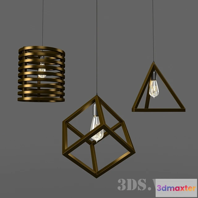 1654858 - lighting - Pendant lights 3D Max