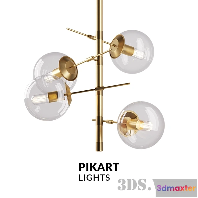 1654860 - lighting - LV chandelier арт. 5552 3D Max