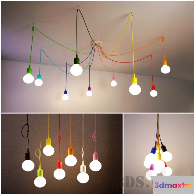 1654872 - lighting - Chandelier Rainbow 3D Max