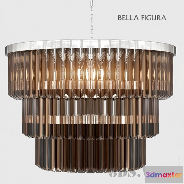 1654892 - lighting - Crystal chandelier THREE TIER DRUM CHANDELIER 3D Max