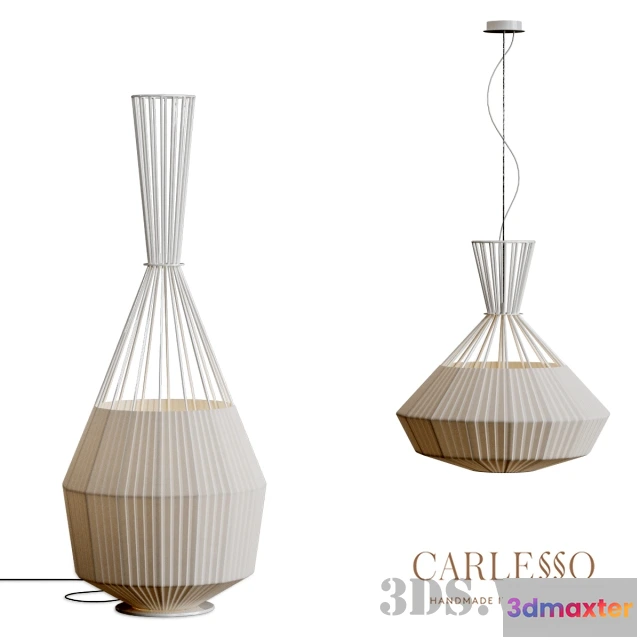 1654906 - lighting - Italian handmade lamp Carlesso NET Set 3D Max
