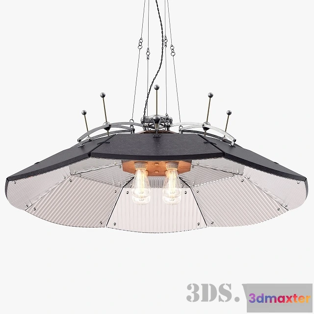 1654908 - lighting - Large medical parabolic mirror lamp 3D Max
