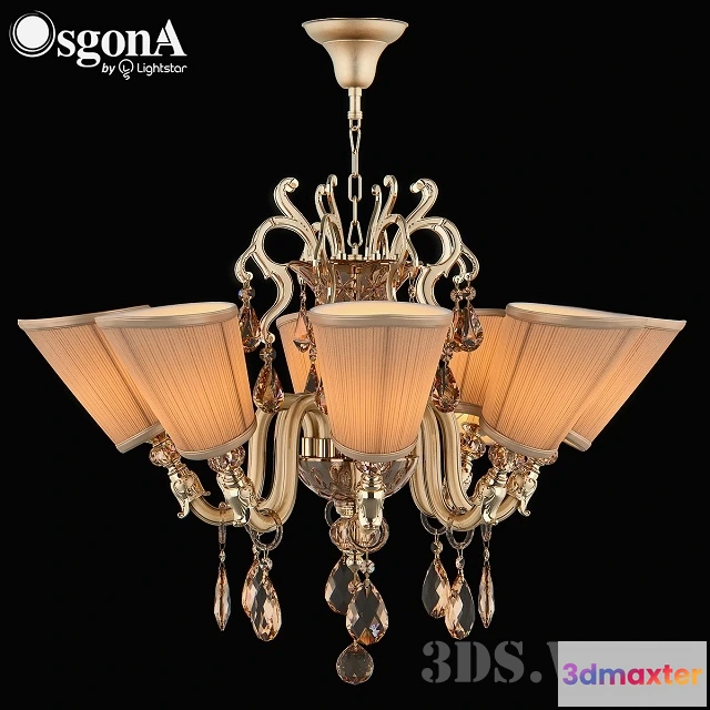 1654918 - lighting - Chandelier Osgona GUARDA 692082 3D Max