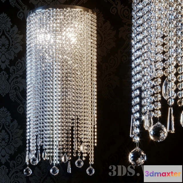 1654928 - lighting - Chandelier Masiero IMPERO-DECO VE 812 A2 G 3D Max