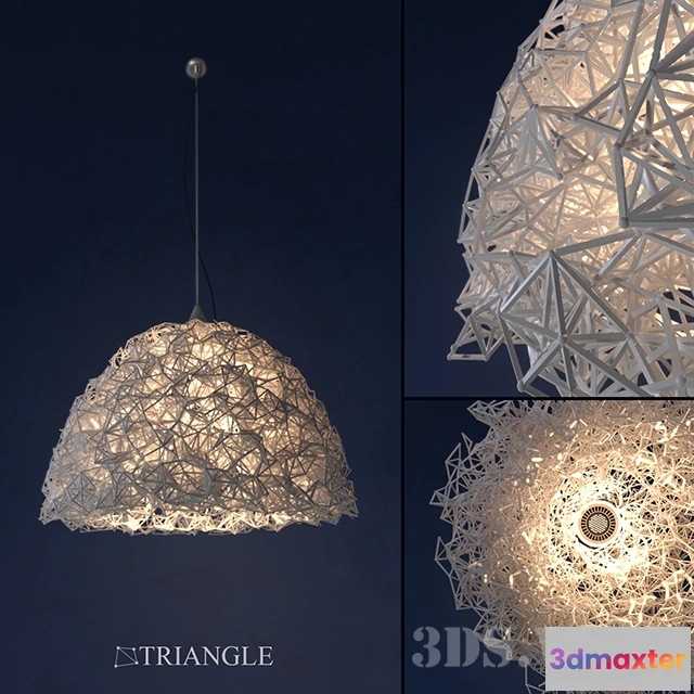 1654936 - lighting - Chandelier Triangle (Handmade) 3D Max