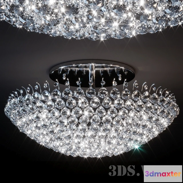 1654938 - lighting - Beautiful crystal chandelier 3D Max
