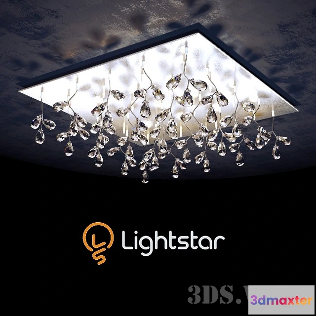 1654940 - lighting - Ceiling lamp Lightstar Soave 744164 3D Max