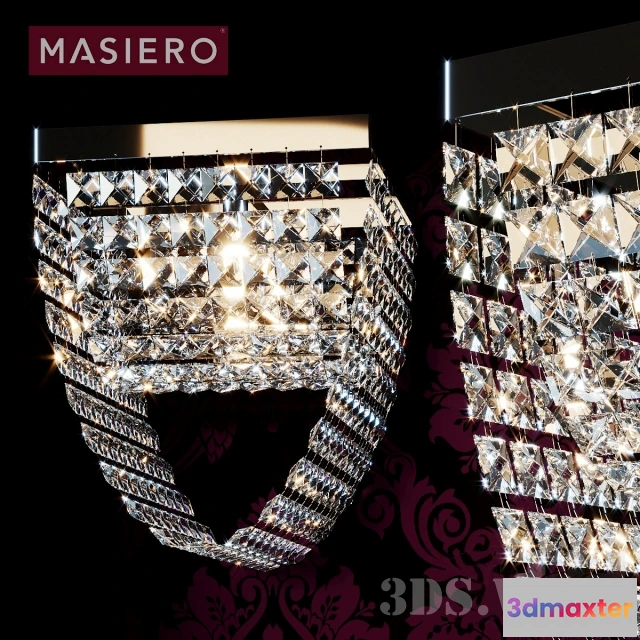 1654954 - lighting - Designer chandelier Masiero 3D Max