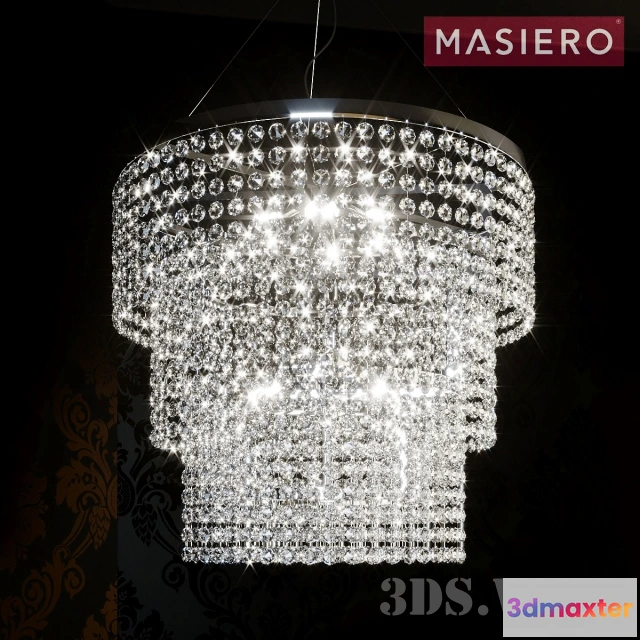 1654972 - lighting - Round Chandelier Masiero 3D Max