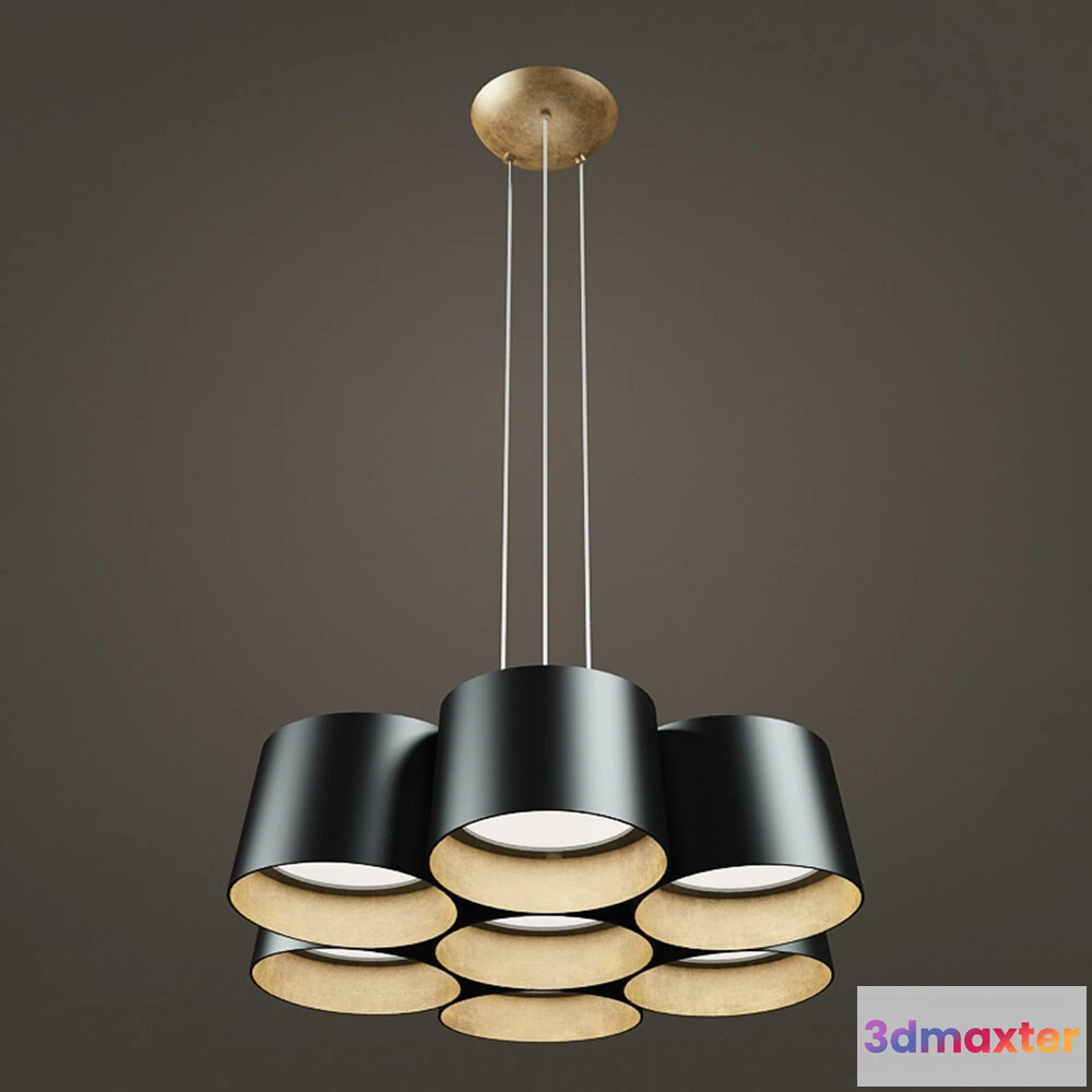 1655014 - lighting - Ceiling lamp Marimba 3D Max