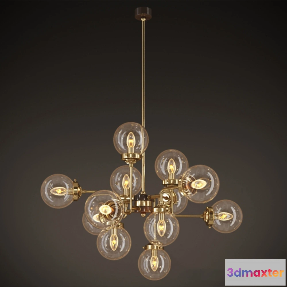1655078 - lighting - Chandelier SONDRA CHANDELIER CH109-12 3D Max