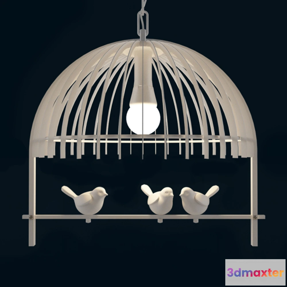 1655096 - lighting - Decorative lighting in the form of a cage 3D Max