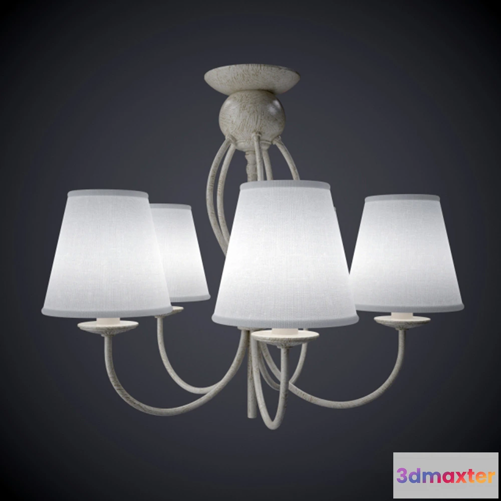 1655102 - lighting - Ceiling chandelier Alfa Irma 5 3D Max