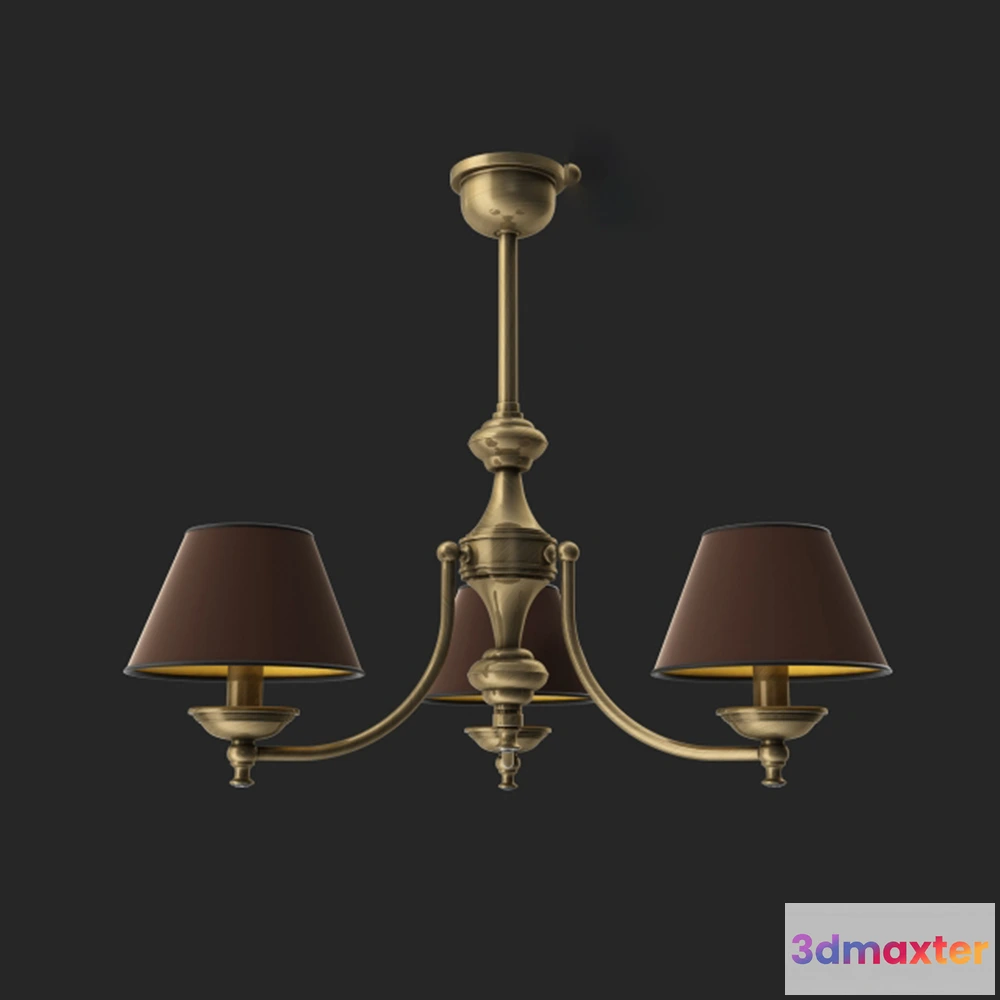 1655106 - lighting - Chandelier Kutek San Marino SAN-ZW-3 3D Max
