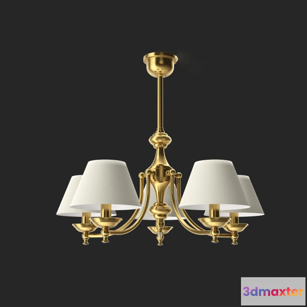 1655124 - lighting - Chandelier KUTEK SAN MARINO SAN-ZW-5 3D Max