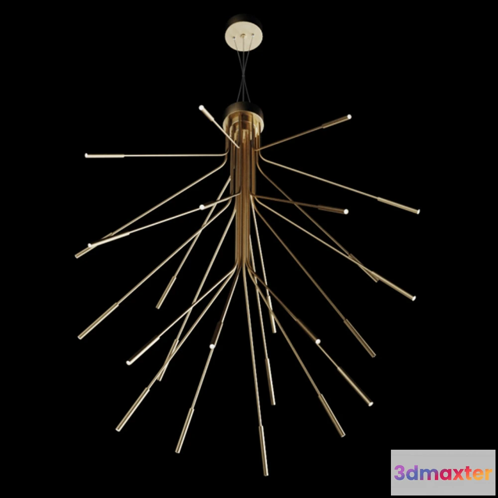 1655138 - lighting - Light Chandelier Tom Kirk 3D Max