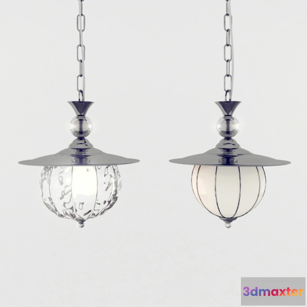 1655162 - lighting - Small crystal chandeliers Mantra Mara 3D Max