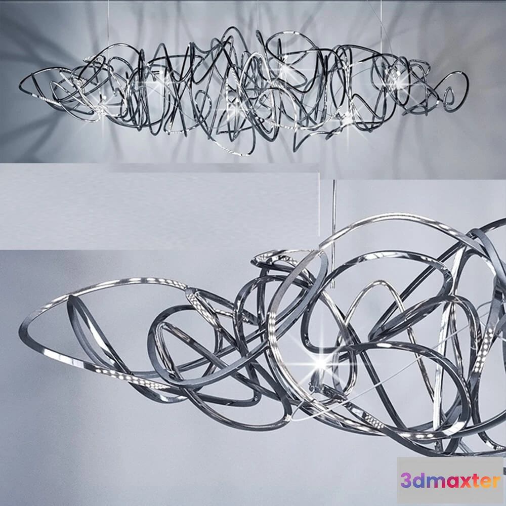 1655170 - lighting - Chandelier TERZANI Doodle Freehand 3D Max