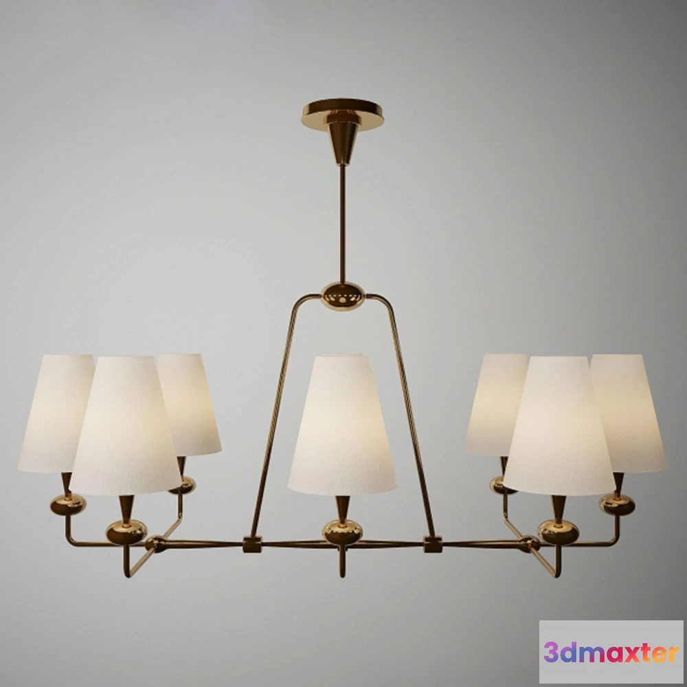 1655182 - lighting - Chandelier Jonathan Adler 3D Max