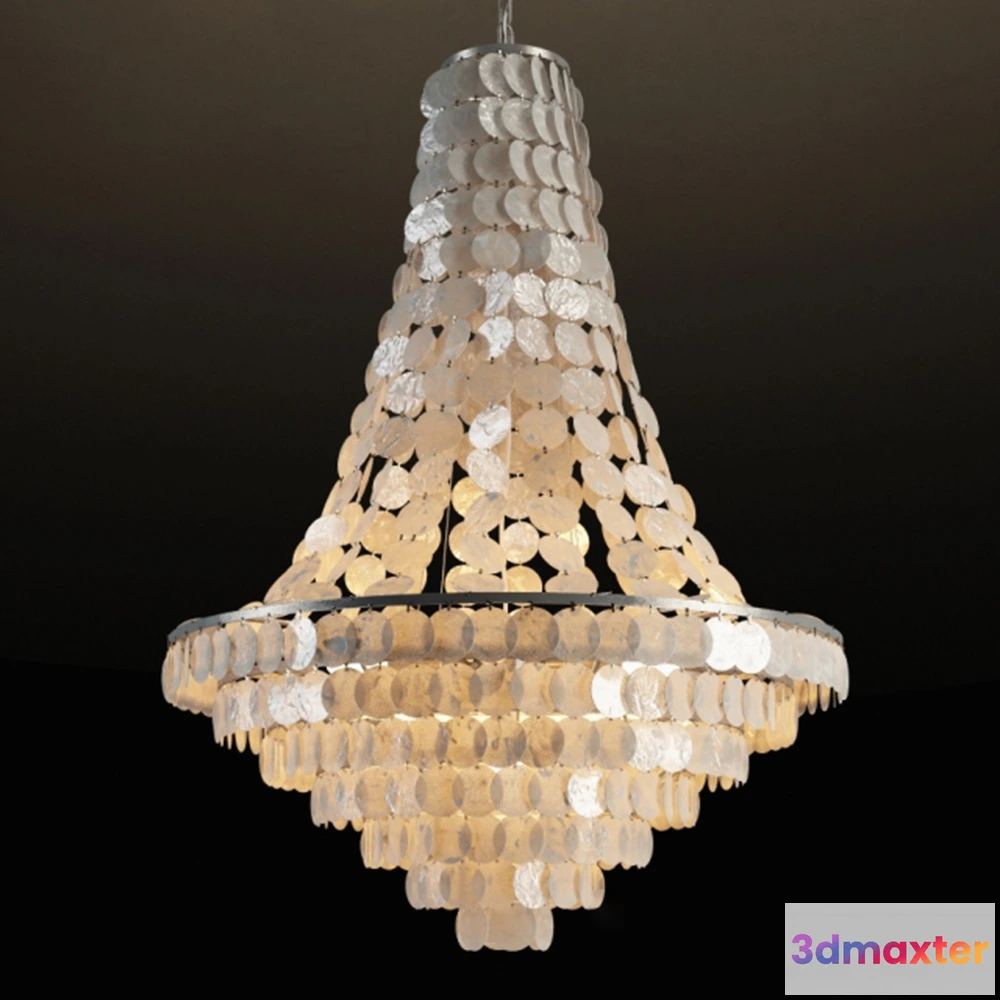 1655192 - lighting - Ceiling lamp WILLIE CHANDELIER CH079-5 3D Max