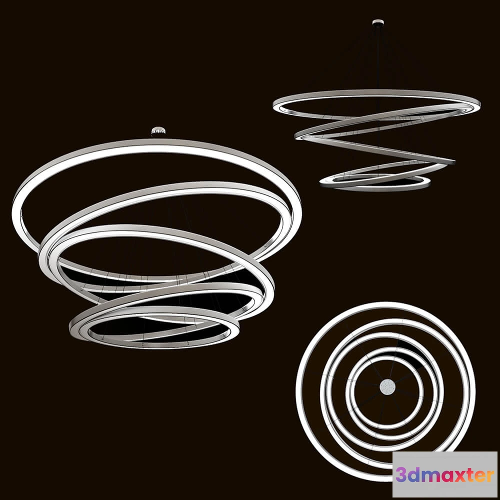1655220 - lighting - Pendant lamp (chandelier) Toccata 3D Max