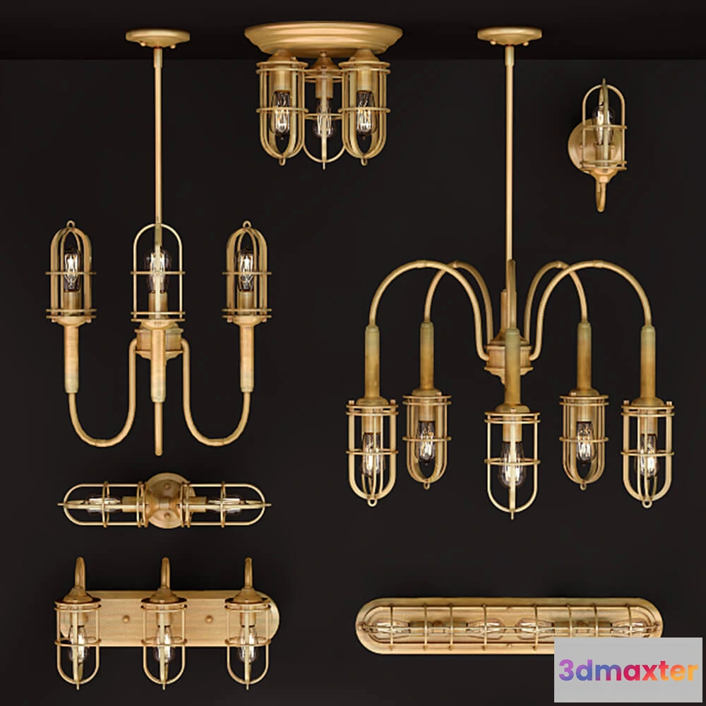 1655224 - lighting - Technical lights from Urban Renewal 3D Max