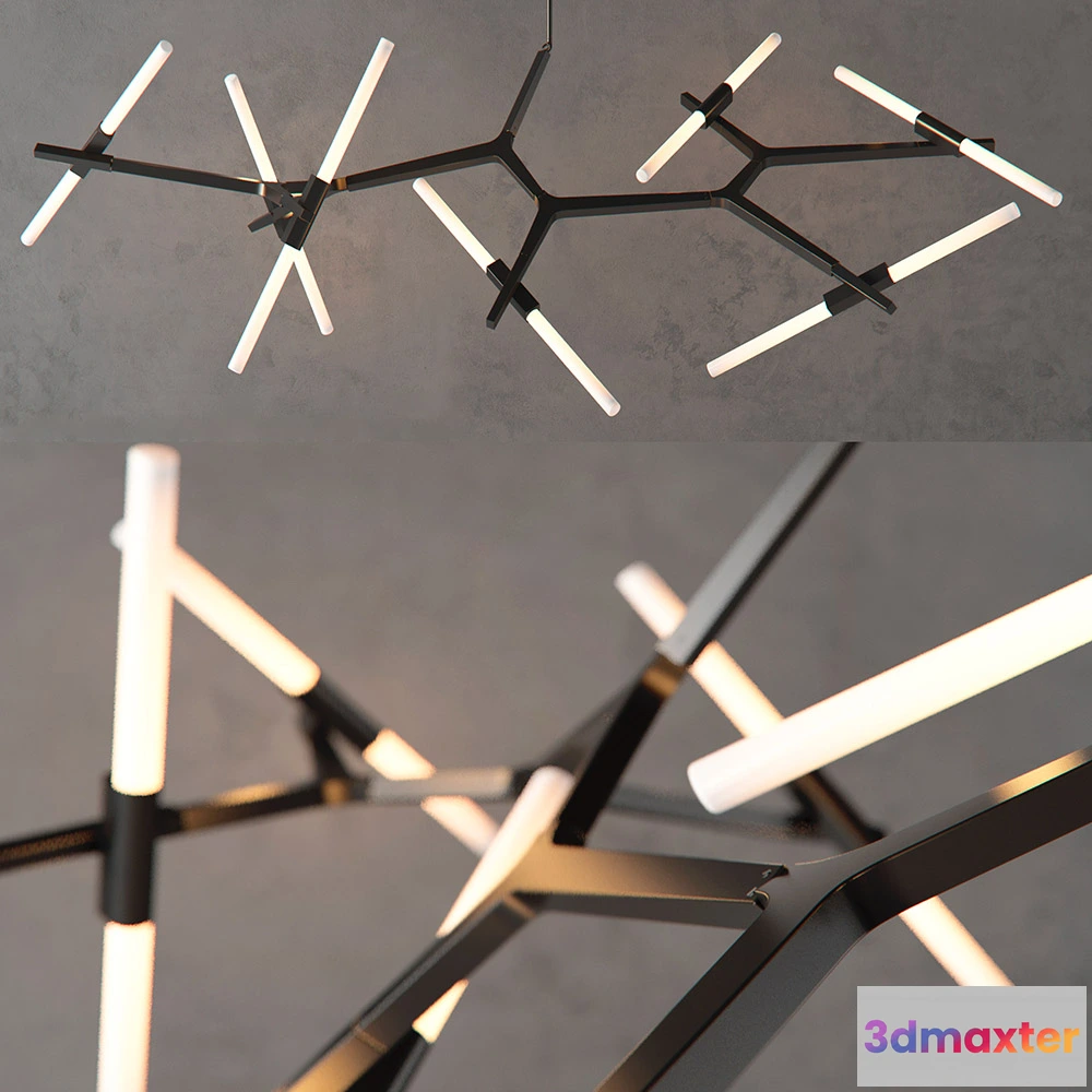 1655226 - lighting - Chandelier Roll and Hill Agnes 3D Max