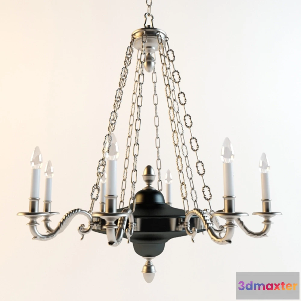 1655238 - lighting - Chandelier Arizzi CL47 3D Max