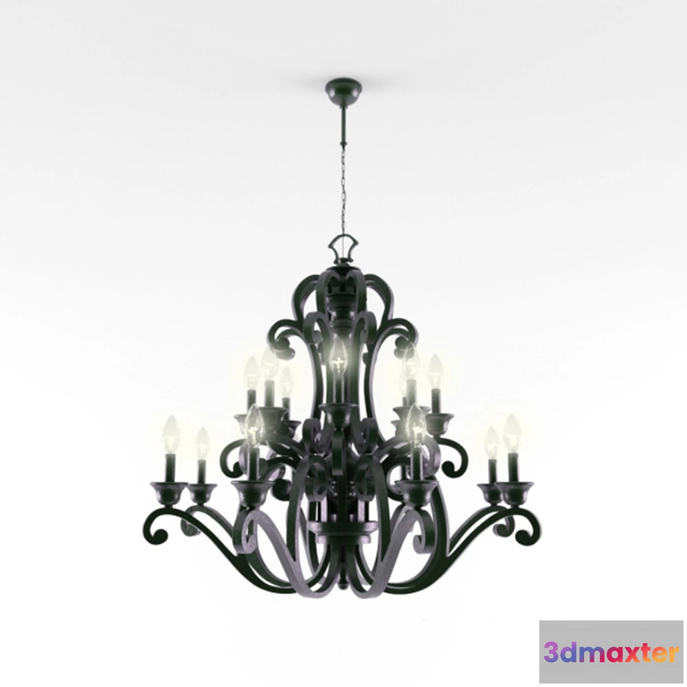 1655274 - lighting - Chandelier Kichler Mithras 3D Max
