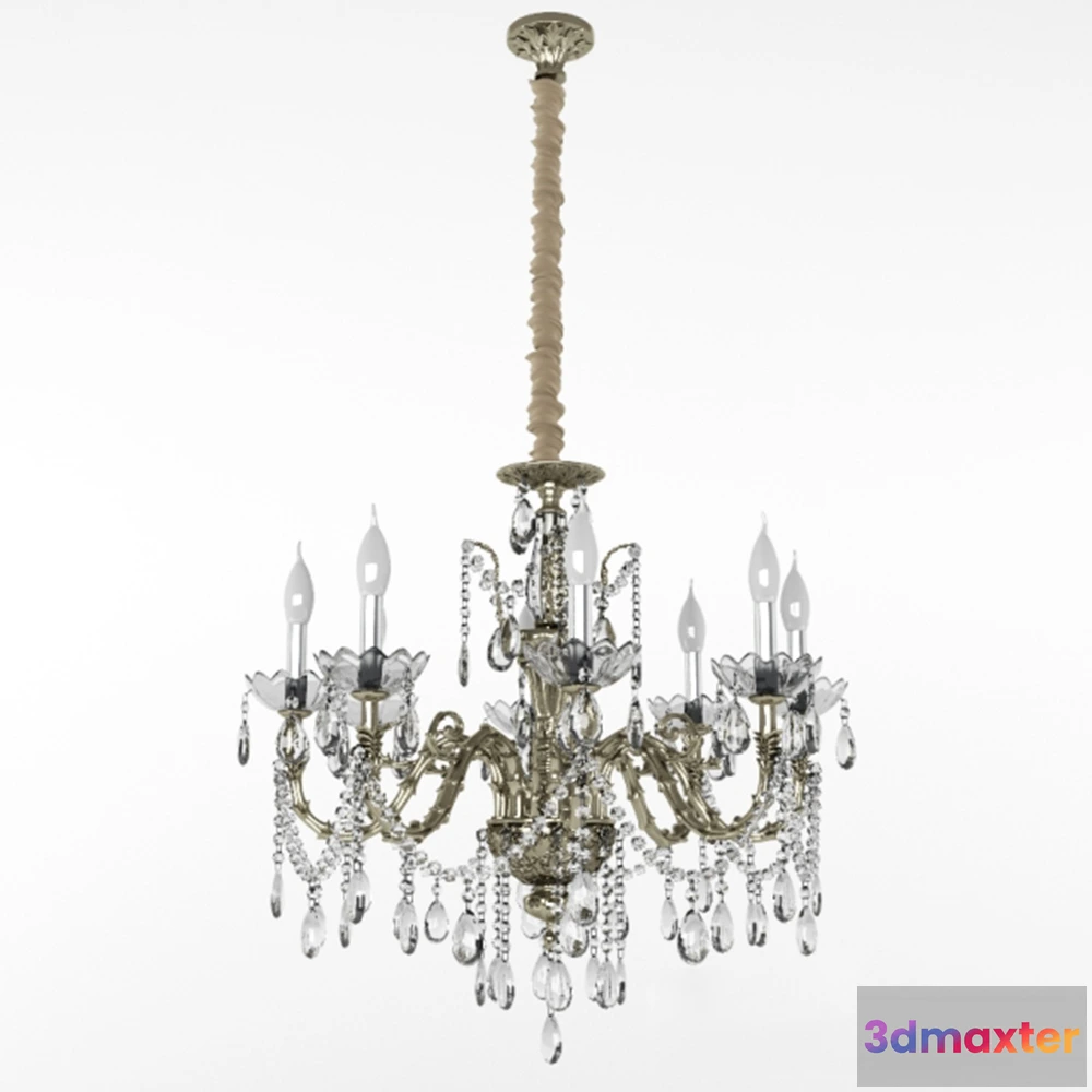 1655302 - lighting - Classic chandelier Chiaro Versache 3D Max
