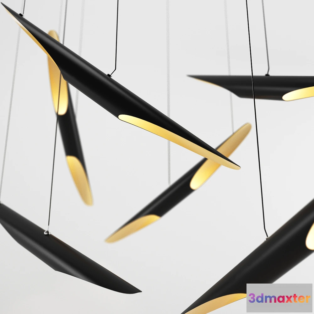1655308 - lighting - Coltrane Pendant Lamp 3D Max