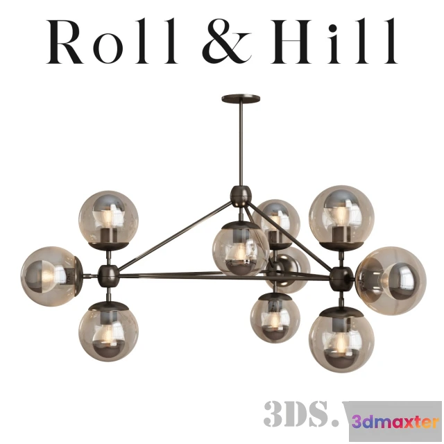 1655328 - lighting - Chandelier Roll & Hill Modo Chandelier 3D Max