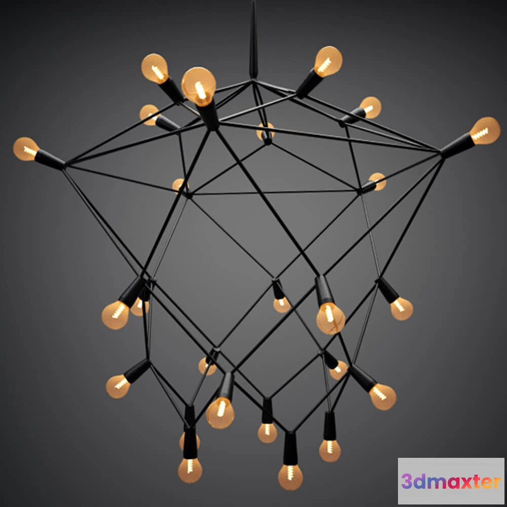 1655336 - lighting - Orbit chandelier 3D Max