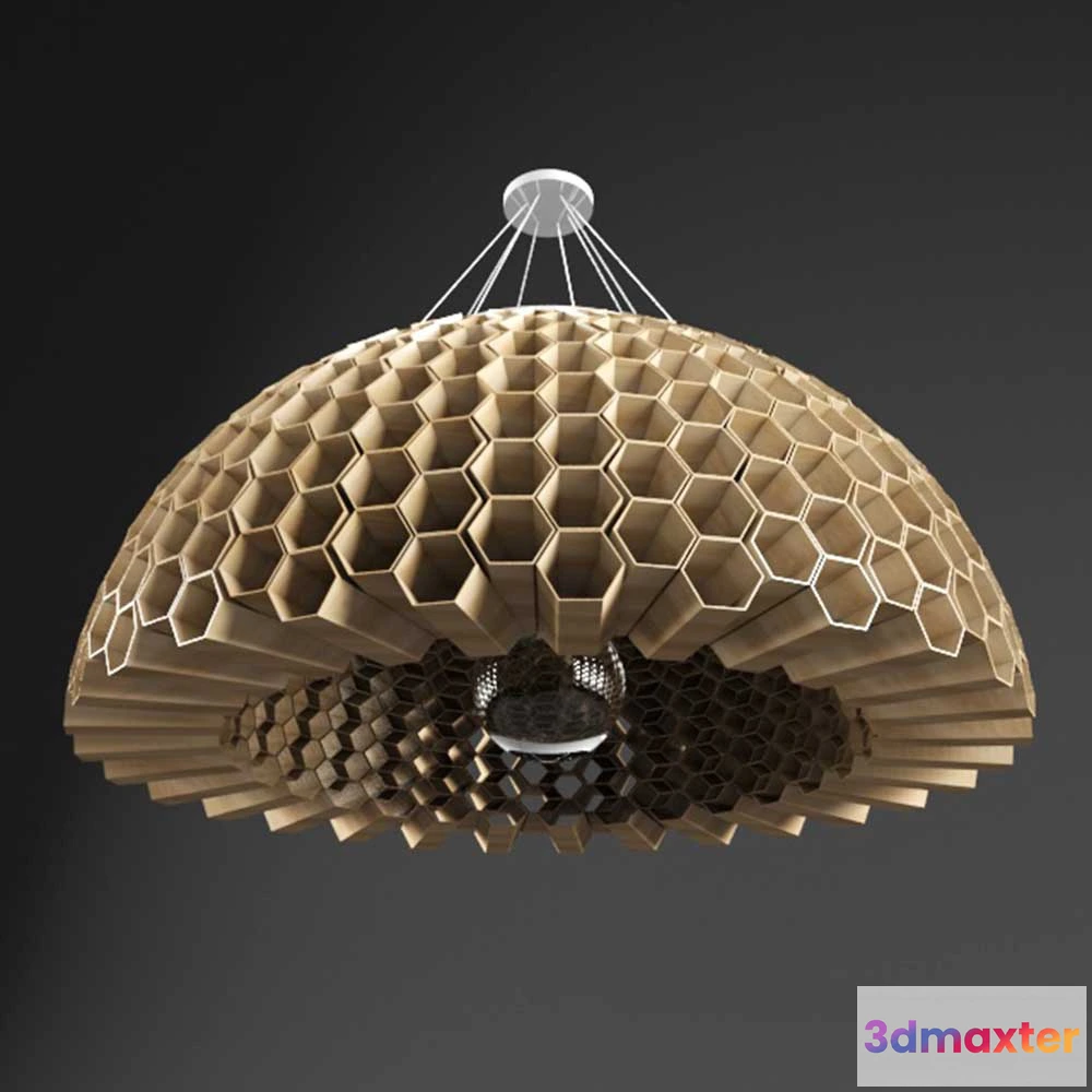 1655350 - lighting - Chandelier - bee nest 3D Max