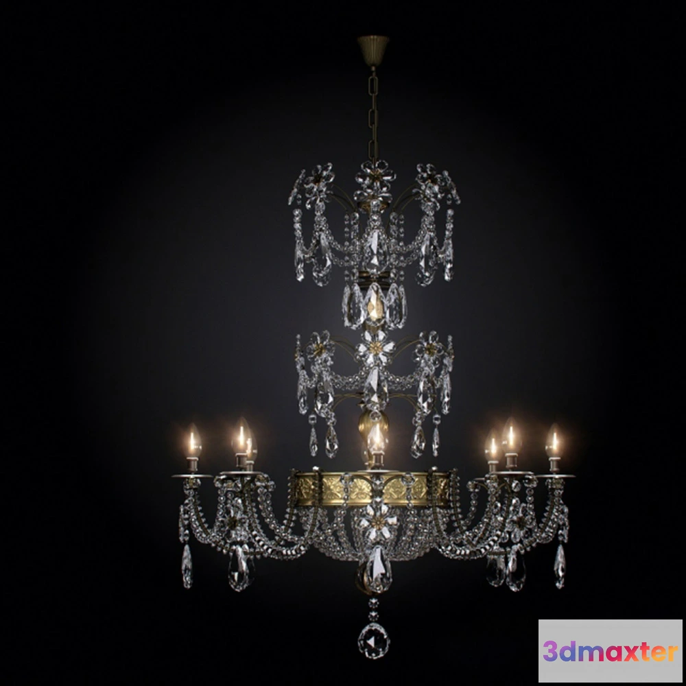 1655352 - lighting - Antique chandelier 3D Max