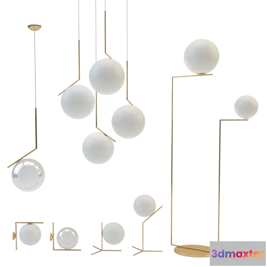 1655364 - lighting - Flos IC Lights set 3D Max