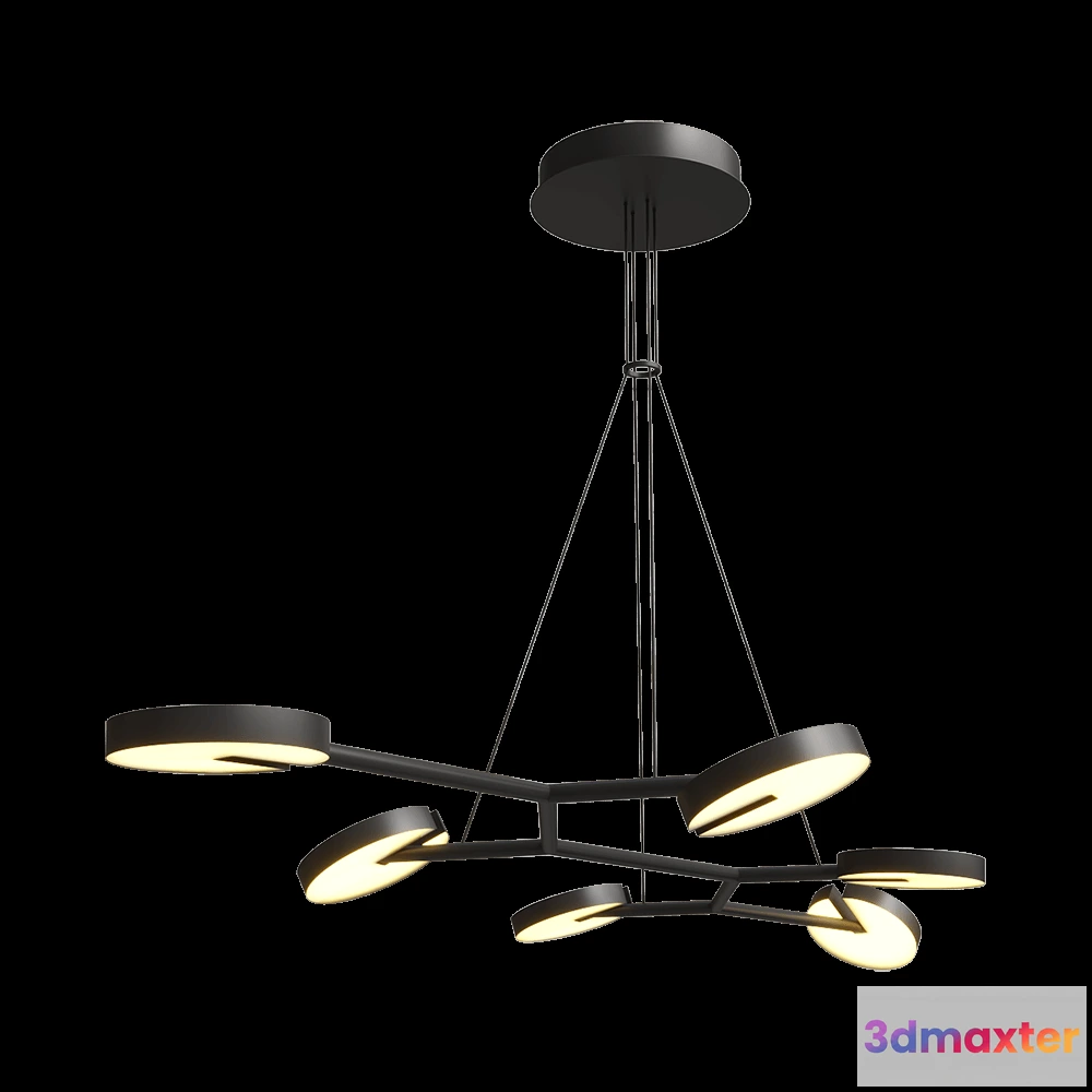 1655366 - Valaisin Grönlund - Pendnat lamp Arm 6 3D Max