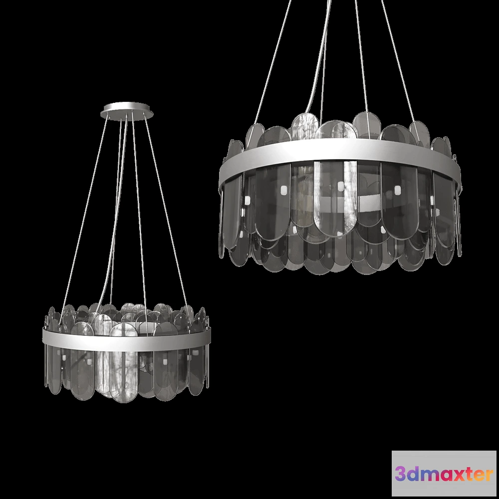 1655376 - Vele Luce - Chandelier Fantasma VL3195P12 3D Max