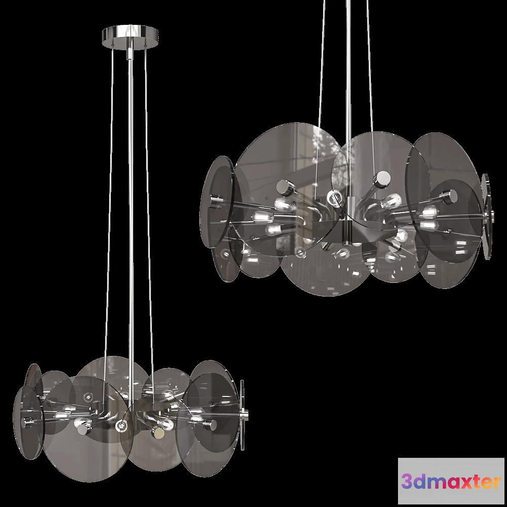 1655378 - Vele Luce - Pendant lamp Siena VL3223P10 3D Max